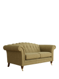 Laura Ashley Gloucester Medium 2 Seater Sofa, Teak Leg, Orla Gold