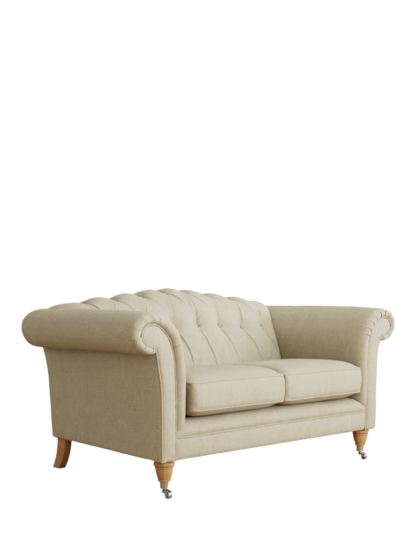 Gloucester Range, Laura Ashley Gloucester Small 2 Seater Sofa, Oak Leg, Anneliese Natural