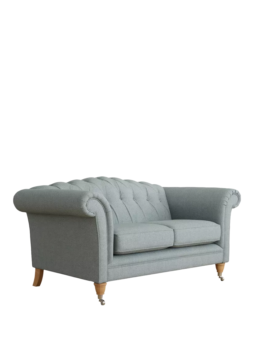 Laura Ashley Gloucester Small 2 Seater Sofa, Oak Leg