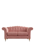 Laura Ashley Gloucester Small 2 Seater Sofa, Oak Leg, Bainton Old Rose Pnk
