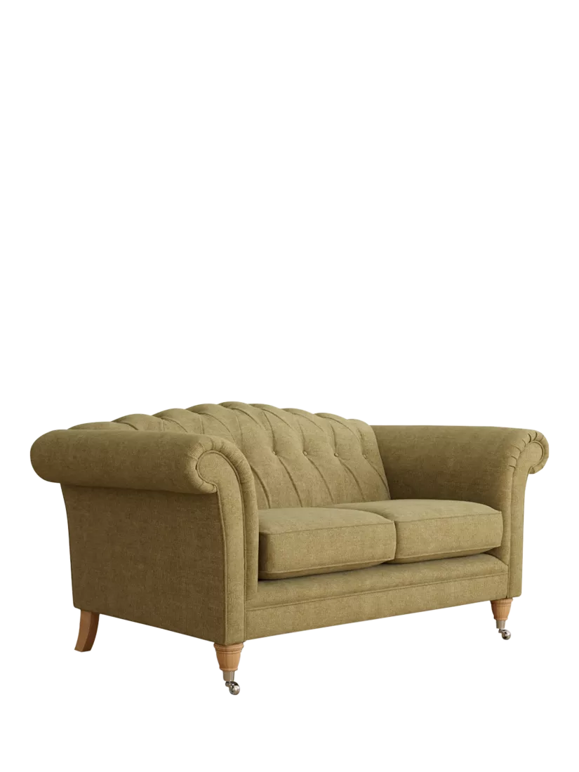 Laura Ashley Gloucester Small 2 Seater Sofa, Oak Leg