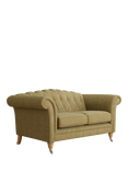 Laura Ashley Gloucester Small 2 Seater Sofa, Oak Leg, Orla Gold