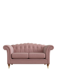 Laura Ashley Gloucester Small 2 Seater Sofa, Teak Leg, Anneliese Grape Purple