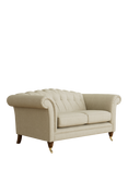 Laura Ashley Gloucester Small 2 Seater Sofa, Teak Leg, Anneliese Natural