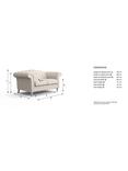 Laura Ashley Gloucester Small 2 Seater Sofa, Teak Leg
