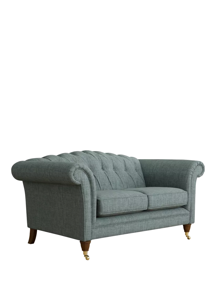 Laura Ashley Gloucester Small 2 Seater Sofa, Teak Leg