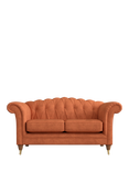 Laura Ashley Gloucester Small 2 Seater Sofa, Teak Leg, Bainton Terracotta