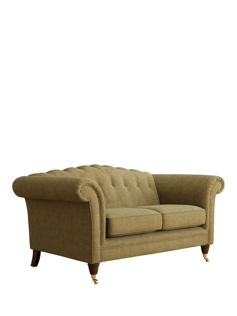 Gloucester Range, Laura Ashley Gloucester Small 2 Seater Sofa, Teak Leg, Orla Gold