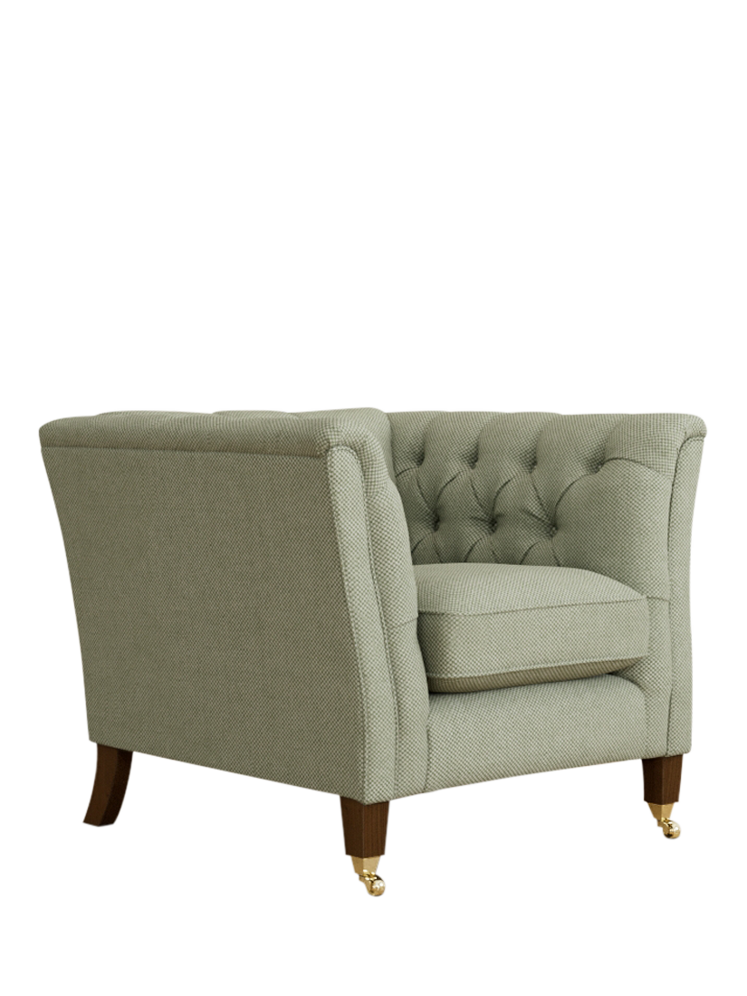 Chatsworth Range, Laura Ashley Chatsworth Armchair, Teak Leg, Anneliese Sage