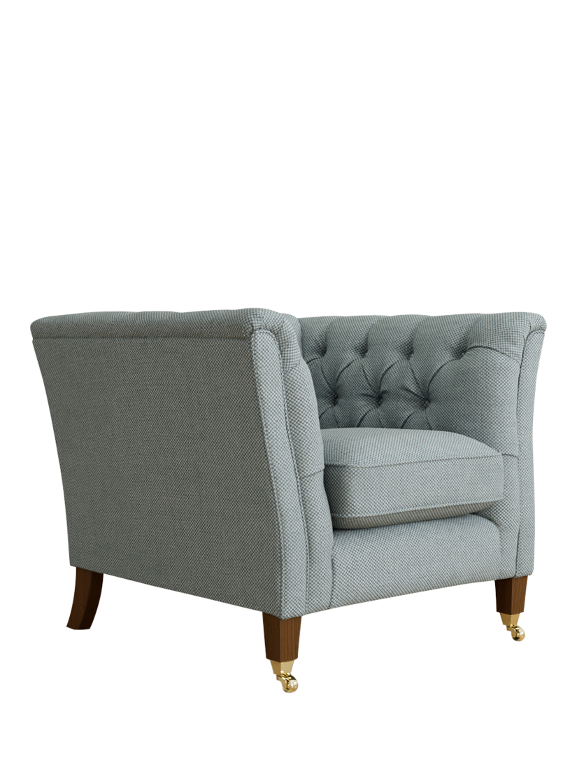 Chatsworth Range, Laura Ashley Chatsworth Armchair, Teak Leg, Anneliese Seaspray