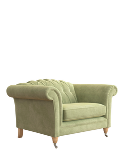 Laura Ashley Gloucester Snuggler, Oak Leg, Orla Pale Hedgerow Green