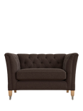 Laura Ashley Chatsworth Snuggler, Oak Leg, Harley Chestnut Brown