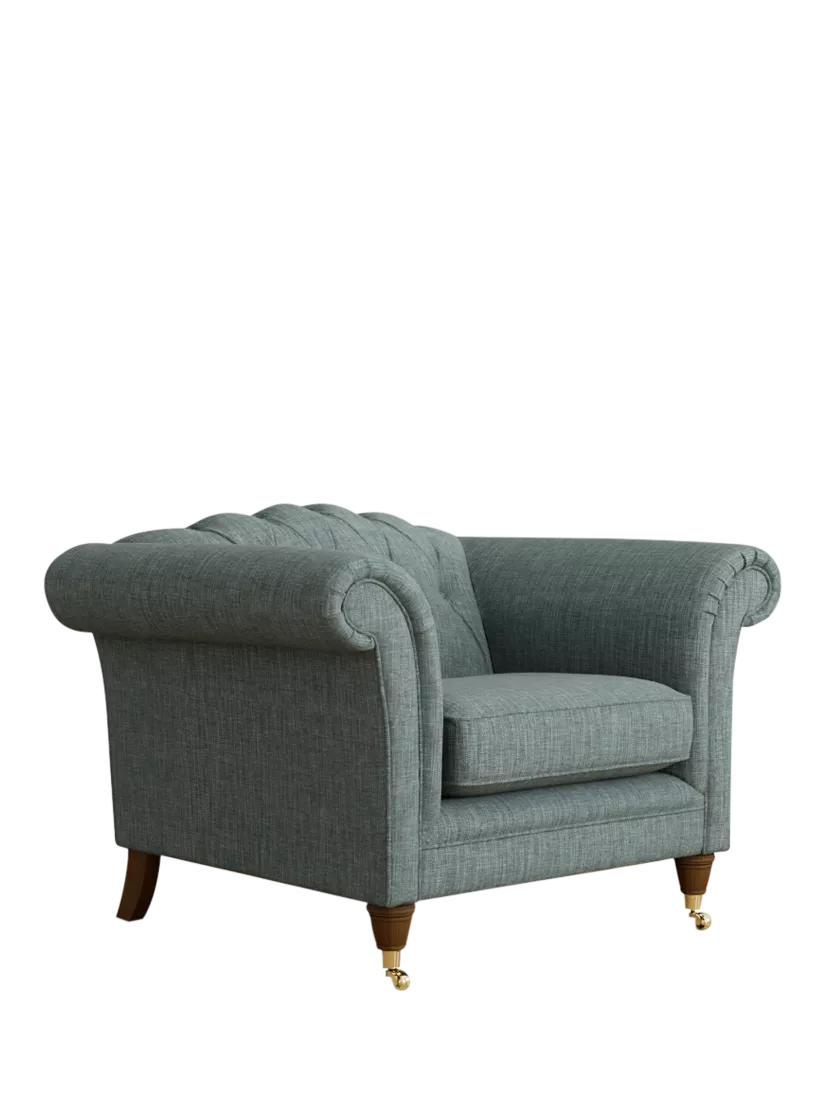 Laura Ashley Gloucester Armchair, Teak Leg