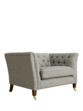 Laura Ashley Chatsworth Snuggler, Teak Leg, Anneliese Steel