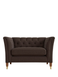 Laura Ashley Chatsworth Snuggler, Teak Leg, Harley Chestnut Brown
