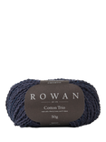 Rowan Cotton Trio Knitting Yarn, 50g, Charcoal