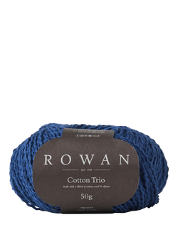 Rowan Cotton Trio Knitting Yarn, 50g, Deep