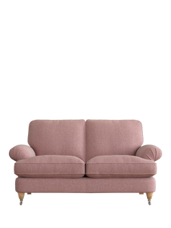 Laura Ashley Beaumaris Small 2 Seater Sofa, Oak Leg, Anneliese Grape Purple