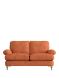 Laura Ashley Beaumaris Small 2 Seater Sofa, Oak Leg, Bainton Terracotta
