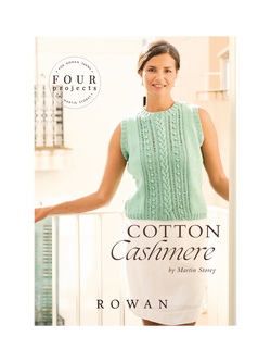 Rowan Four Projects Cotton Cashmere Knitting Pattern Booklet, Multi