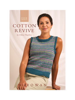 Rowan Four Projects Cotton Revive Knitting Pattern Booklet, Multi