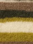 Wool And The Gang Take Care Mohair, 50g, Green Stripe