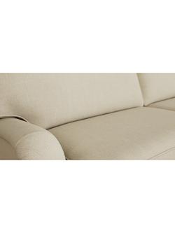 Laura Ashley Lynden Grand 4 Seater Sofa, Oak Leg - view 2, Wooton Natural