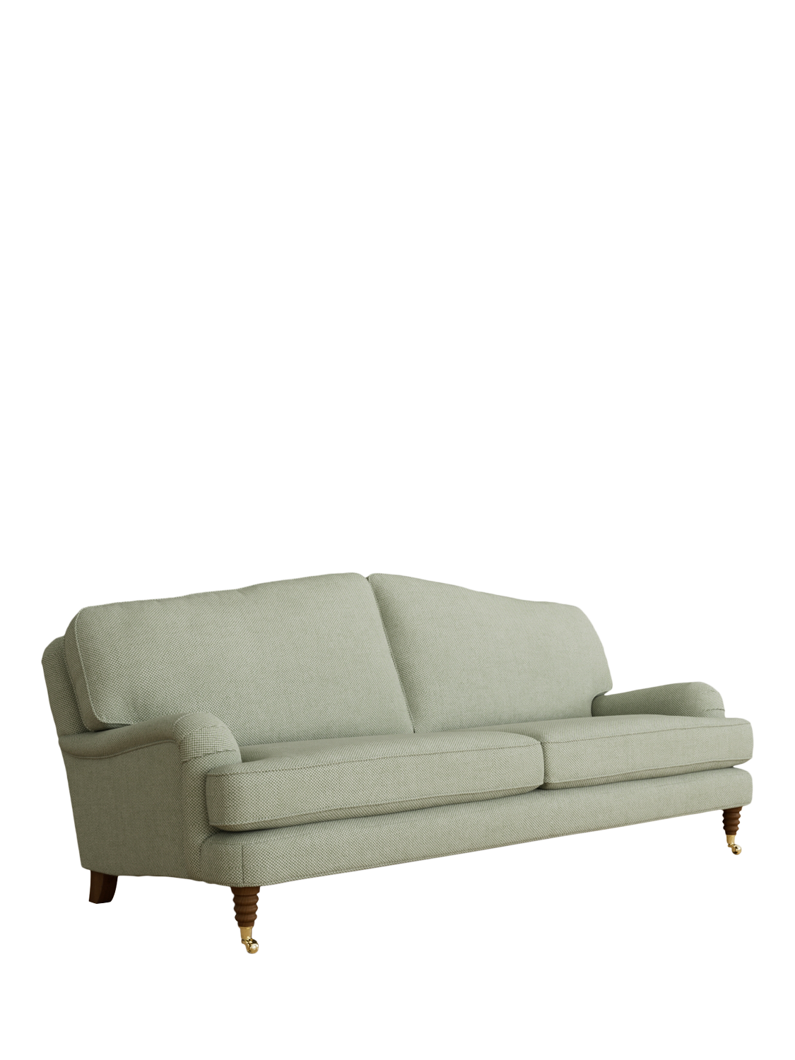 Lynden Range, Laura Ashley Lynden Grand 4 Seater Sofa, Teak Leg, Anneliese Sage