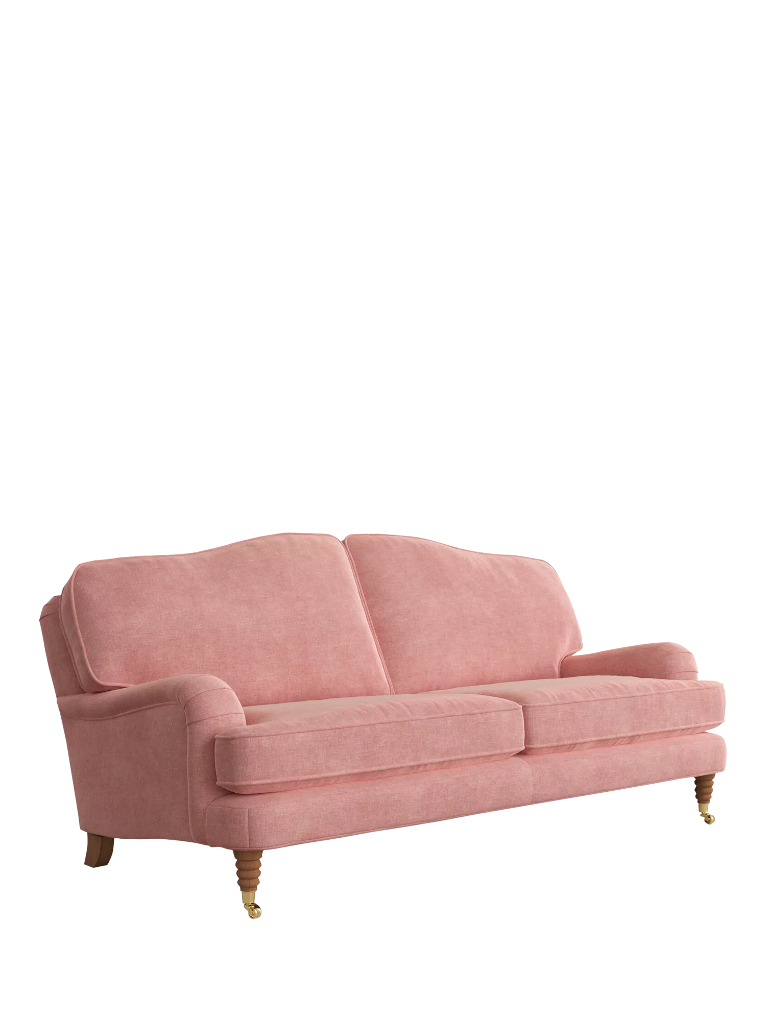 Laura Ashley Lynden Large 3 Seater Sofa, Teak Leg