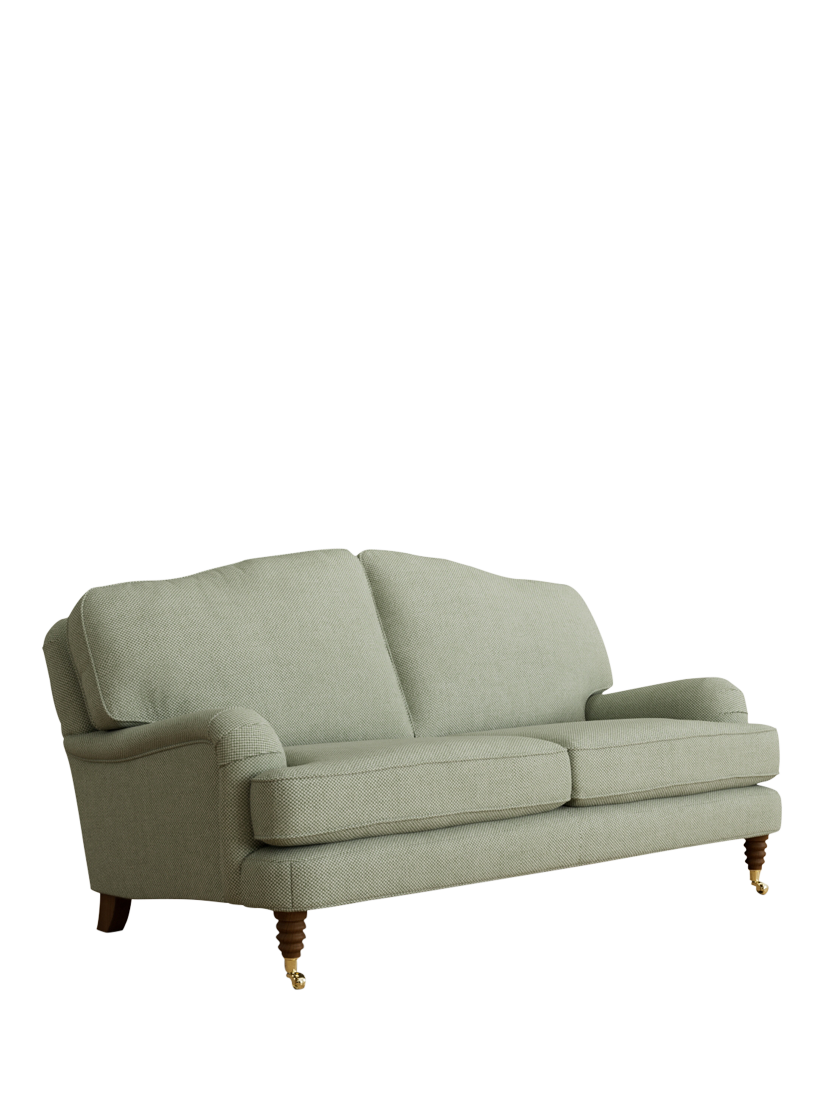 Lynden Range, Laura Ashley Lynden Medium 2 Seater Sofa, Teak Leg, Anneliese Sage
