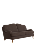 Laura Ashley Lynden Medium 2 Seater Sofa, Teak Leg, Harley Chestnut Brown