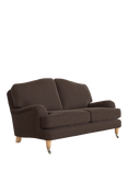 Laura Ashley Lynden Small 2 Seater Sofa, Oak Leg, Harley Chestnut Brown
