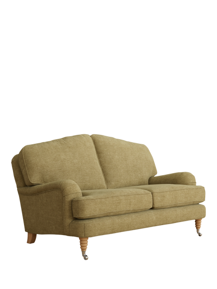 Laura Ashley Lynden Small 2 Seater Sofa, Oak Leg, Orla Gold