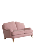 Laura Ashley Lynden Small 2 Seater Sofa, Teak Leg, Anneliese Grape Purple