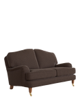 Laura Ashley Lynden Small 2 Seater Sofa, Teak Leg, Harley Chestnut Brown