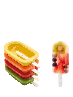 Lékué Classic Stackable Popsicle Ice Lolly Moulds, Set of 4 - view 2, Multi