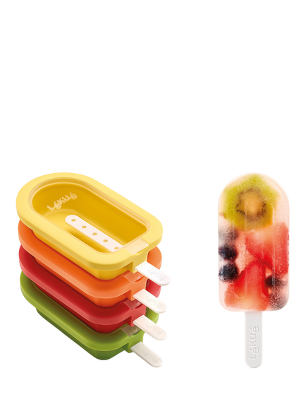 Lékué Classic Stackable Popsicle Ice Lolly Moulds, Set of 4 - view 2, Multi