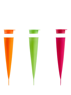 Lékué Ice Pop Lolly Moulds, Set of 3, Assorted, Multi