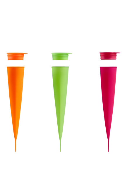 Lékué Ice Pop Lolly Moulds, Set of 3, Assorted, Multi
