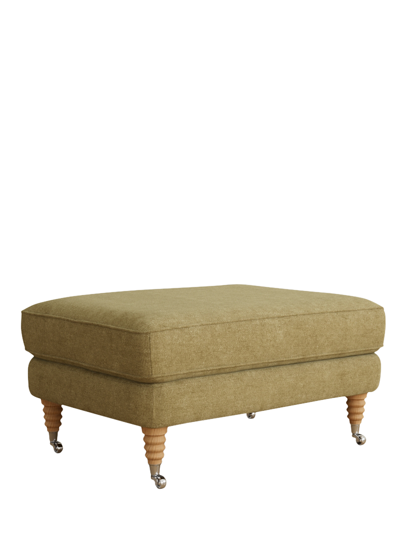 Lynden Range, Laura Ashley Lynden Footstool, Oak Leg, Orla Gold