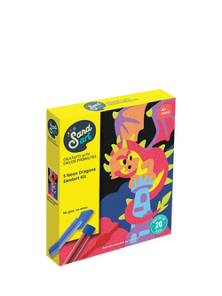 Sandart Neon Dragons Craft Kit, Multi