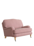 Laura Ashley Lynden Snuggler, Oak Leg, Anneliese Grape Purple