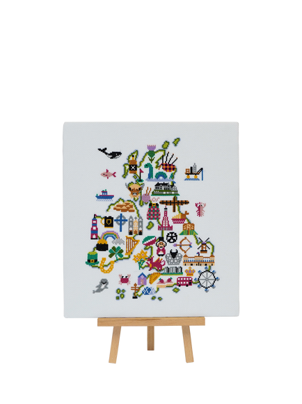 Caterpillar Cross Stitch British Isles Cross Stitch Kit, Multi