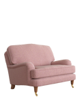 Laura Ashley Lynden Snuggler, Teak Leg, Anneliese Grape Purple