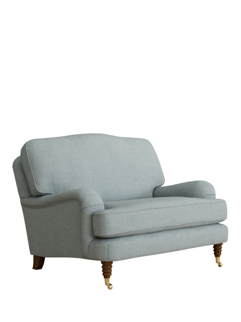Lynden Range, Laura Ashley Lynden Snuggler, Teak Leg, Anneliese Seaspray