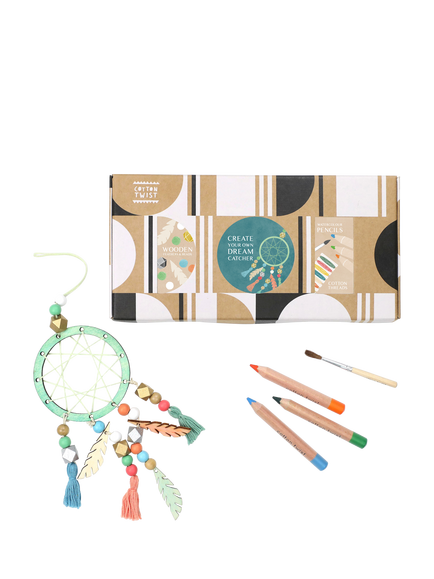 Cotton Twist Create Your Own Dreamcatcher Kit - view 2, Multi