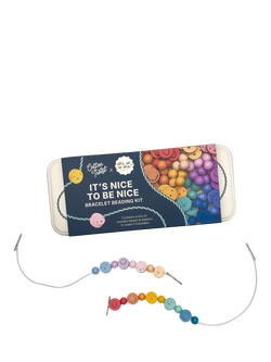 Cotton Twist It's Nice To Be Nice Bracelet Beading Kit, Multi