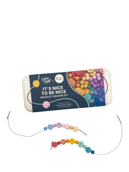 Cotton Twist It's Nice To Be Nice Bracelet Beading Kit, Multi