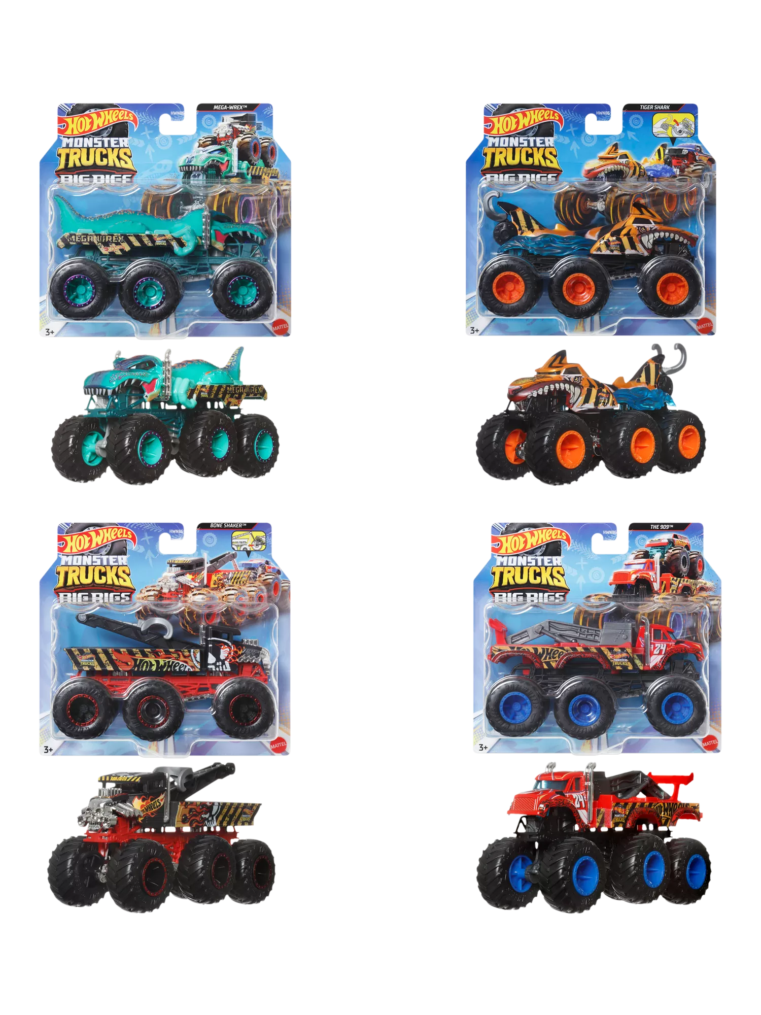 Hot Wheels Monster Trucks Big Rigs, Assorted