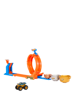 Hot Wheels Monster Trucks Loop-And-Flip Trophy Challenge, Multi